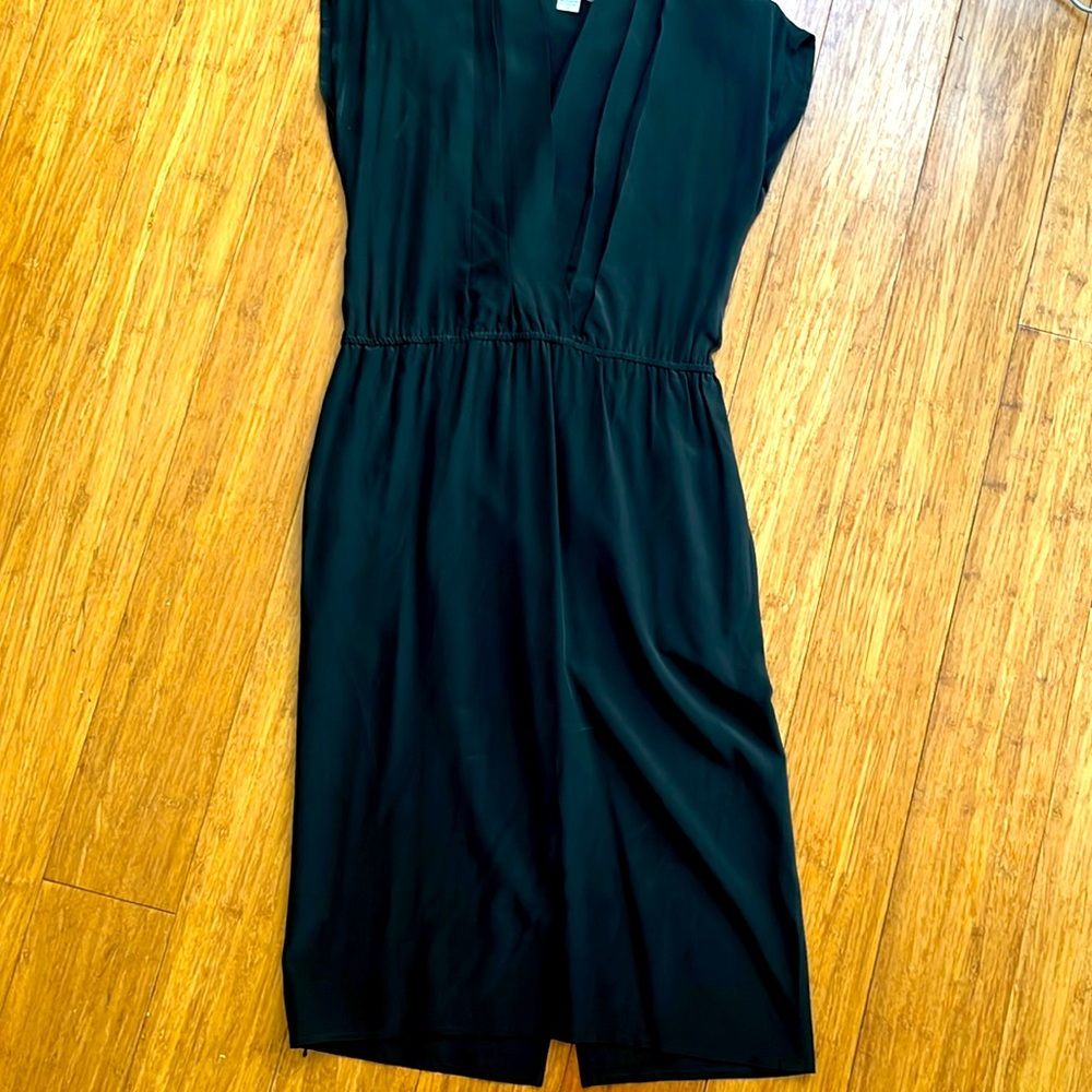 Vintage 100% silk dress with pockets